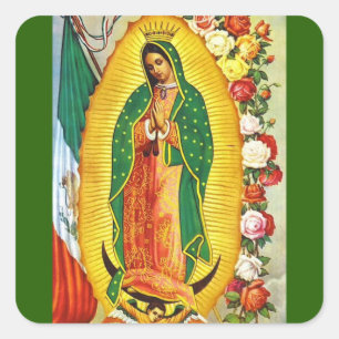 Nuestra Señora de Guadalupe Square Sticker