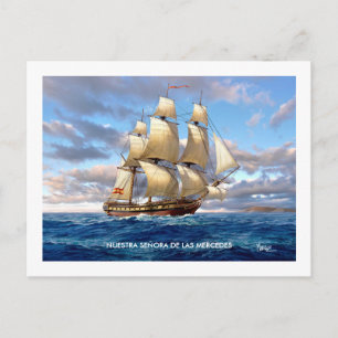 Nuestra Señora de las Mercedes Frigate Postcards