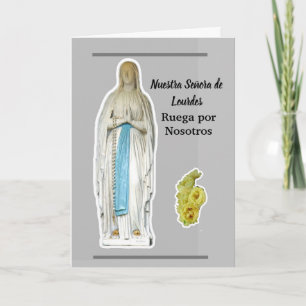 Nuestra Señora de Lourdes Card
