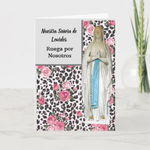 Nuestra Señora de Lourdes Card