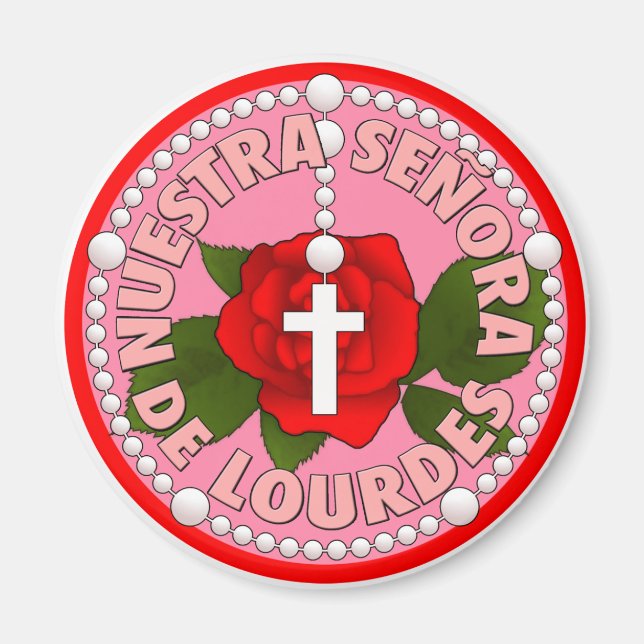Nuestra Señora de Lourdes Magnet (Front)