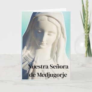  Nuestra Señora Medjugorje Card