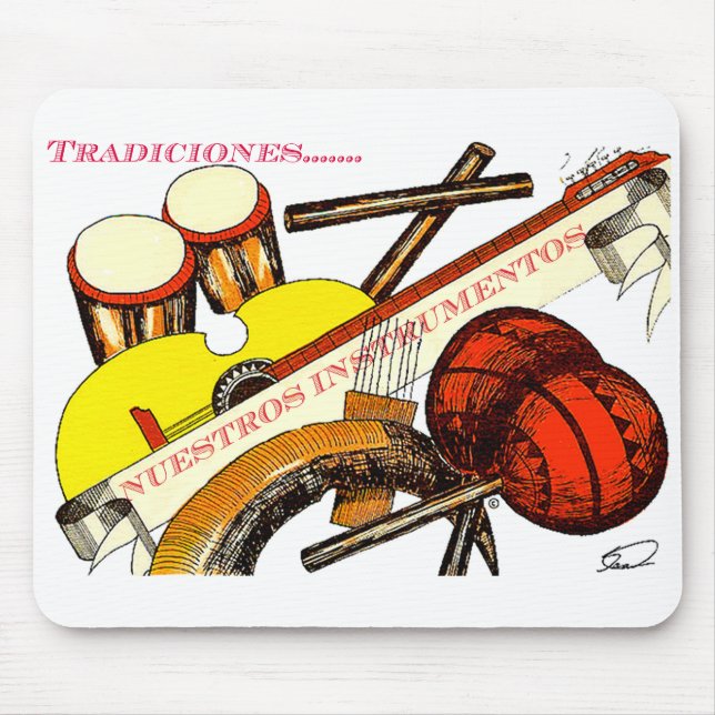 Nuestros Instrumentos Mouse Mat (Front)