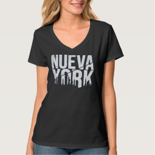 Nueva York New York Retro Style Vintage Spanish Me T-Shirt