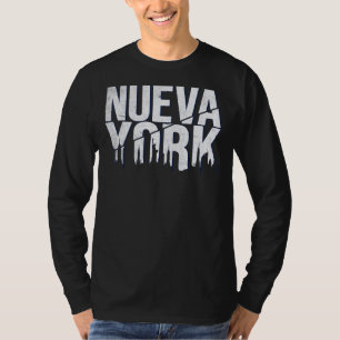 Nueva York New York Retro Style Vintage Spanish Me T-Shirt