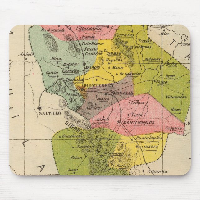 Nuevo Leon, Mexico Mouse Mat (Front)