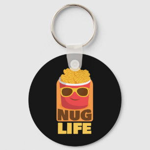 Nug Life Kawaii Chicken Nuggets Bucket Character H Key Ring
