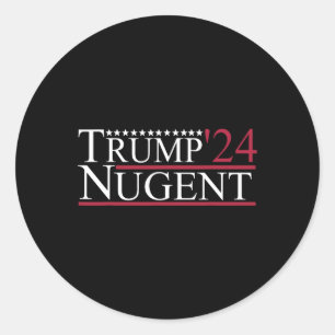 Nugent 24 Apparel Classic Round Sticker