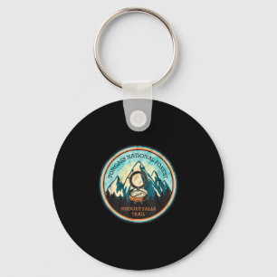 Nugget falls trail in alaska key ring