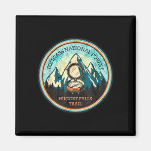 Nugget falls trail in alaska magnet