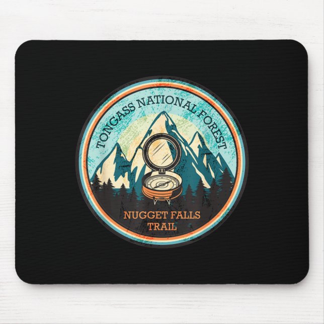 Nugget falls trail in alaska  mouse mat (Front)