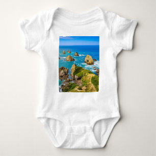 Nugget Point islets, New Zealand Baby Bodysuit