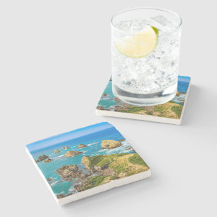 Nugget Point islets, New Zealand Stone Coaster