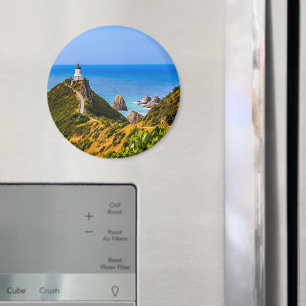 Nugget Point lighthouse, New Zealand Magnet