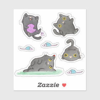 Nugget the Cat Stickers