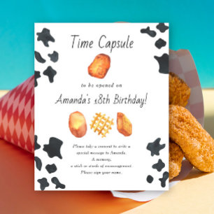 Nugget Time Capsule 1st birthday gender neutral Poster