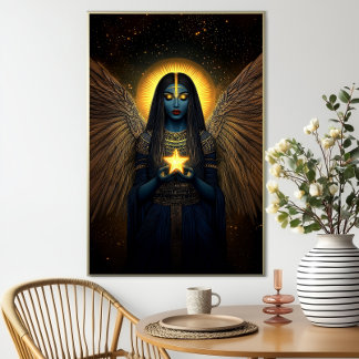 Nuit Egyptian Goddess of the Night Sky and Stars Poster