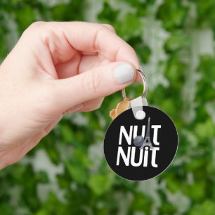 Nuit Nuit Basketball Night French Word Paris Tower Key Ring