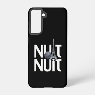 Nuit Nuit Basketball Night French Word Paris Tower Samsung Galaxy Case