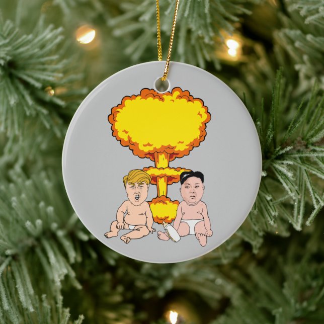Nuke Babies Anti Trump Ceramic Tree Decoration (Tree)