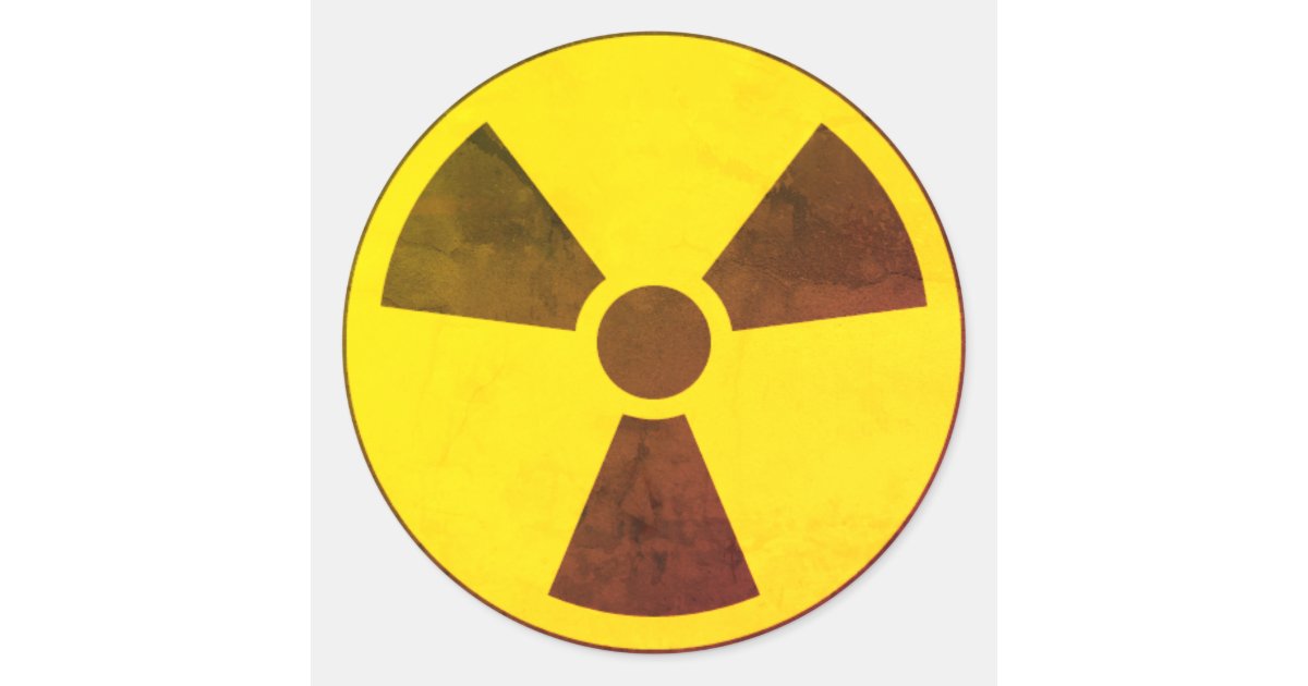 Nuke Classic Round Sticker | Zazzle