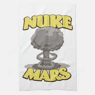 Nuke Mars Tea Towel