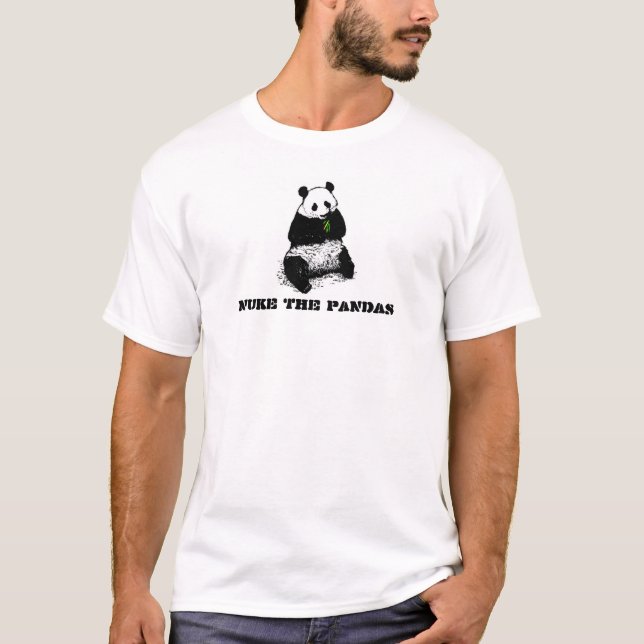 Nuke the Pandas! T-Shirt (Front)
