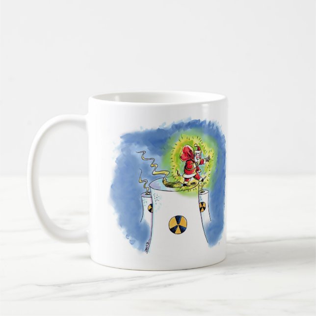 Nuked Santa Claus 2 side mug (Left)