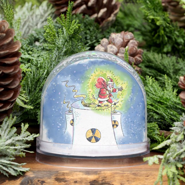 Nuked Santa Claus snow globe (Winter)