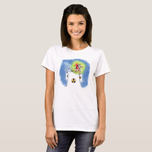Nuked Santa Claus women white T-shirt