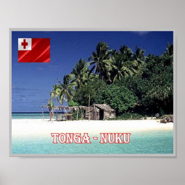 Nuku Island - Tonga - Panorama - Poster (Front)