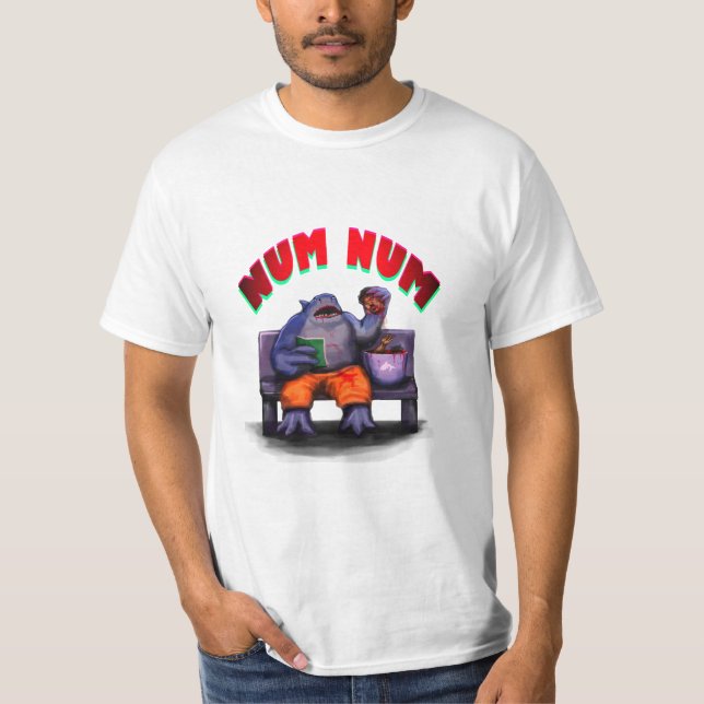 Num Num King Shark T-Shirt (Front)
