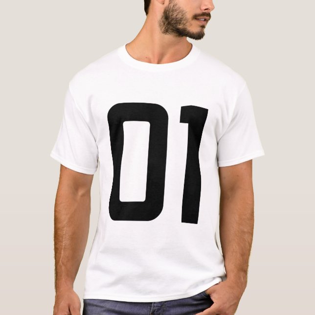 NUMBER 01 T-Shirt (Front)