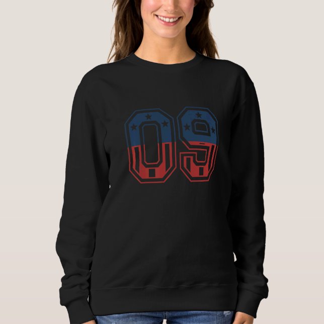 Number 09 USA Sweatshirt (Front)