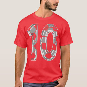 Number 10 Jersey 10 Mum Player Fan 1 T-Shirt