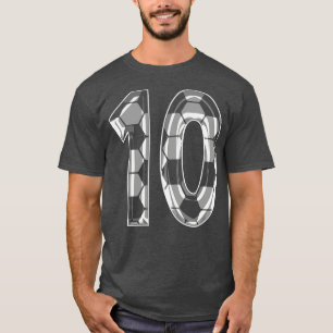 Number 10 Jersey 10 Mum Player Fan T-Shirt