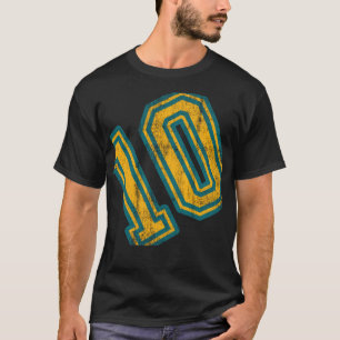 number 10 - number ten vintage, retro T-Shirt