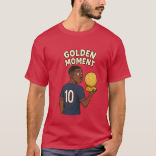  Number 10 Tribute   Cartoon Football Hero T-Shirt