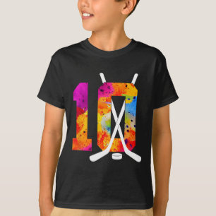 Number 10 Years Ice Hockey 10th Birthday (2) T-Shirt