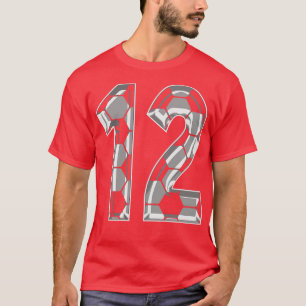 Number 12 Jersey 12 Mum Player Fan 1 T-Shirt
