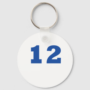 Number 12! key ring