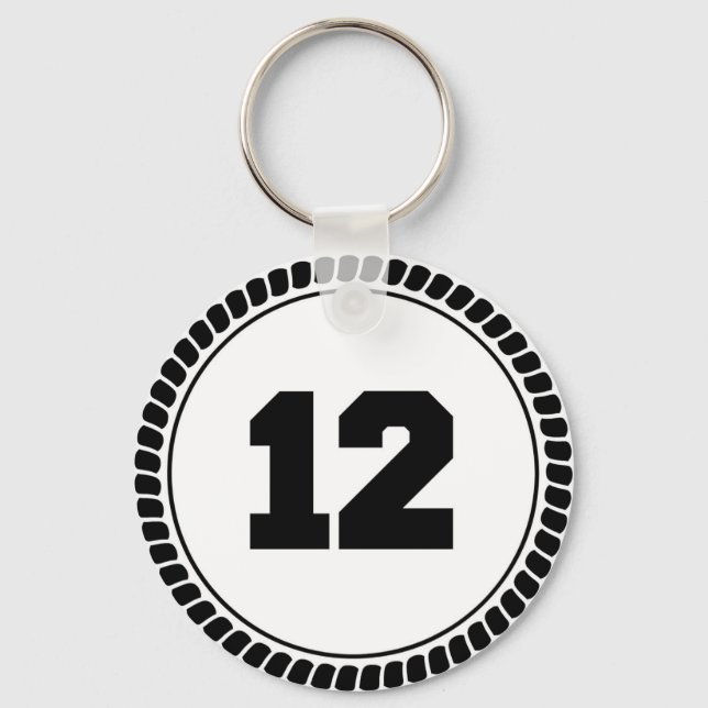 Number 12 key ring (Front)