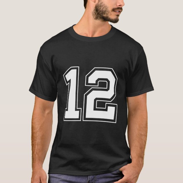 Number 12 Pullover Hoodie (Front)