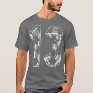 Number 13 Jersey 13 Mum Player Fan T-Shirt