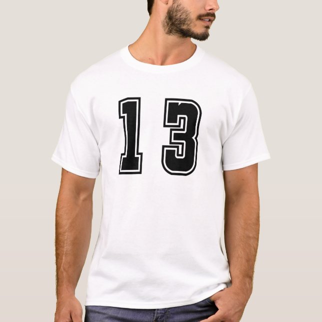 Number 13 T-Shirt (Front)