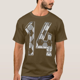 Number 14 Jersey 14 Mum Player Fan T-Shirt