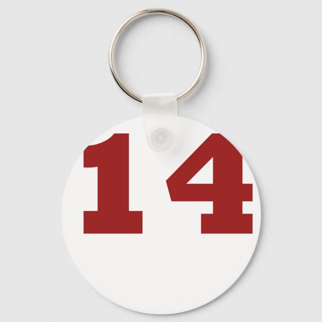 Number 14 key ring (Front)