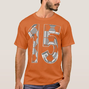 Number 15 Jersey 15 Mum Player Fan 1 T-Shirt