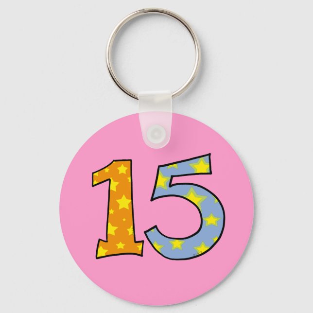 Number 15 key ring (Front)
