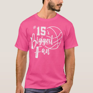 Number 15'S Biggest Fan Shirt Basketball Player Mo